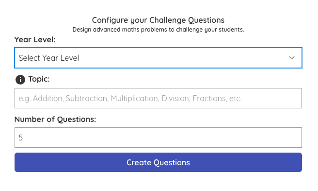 challenge questions